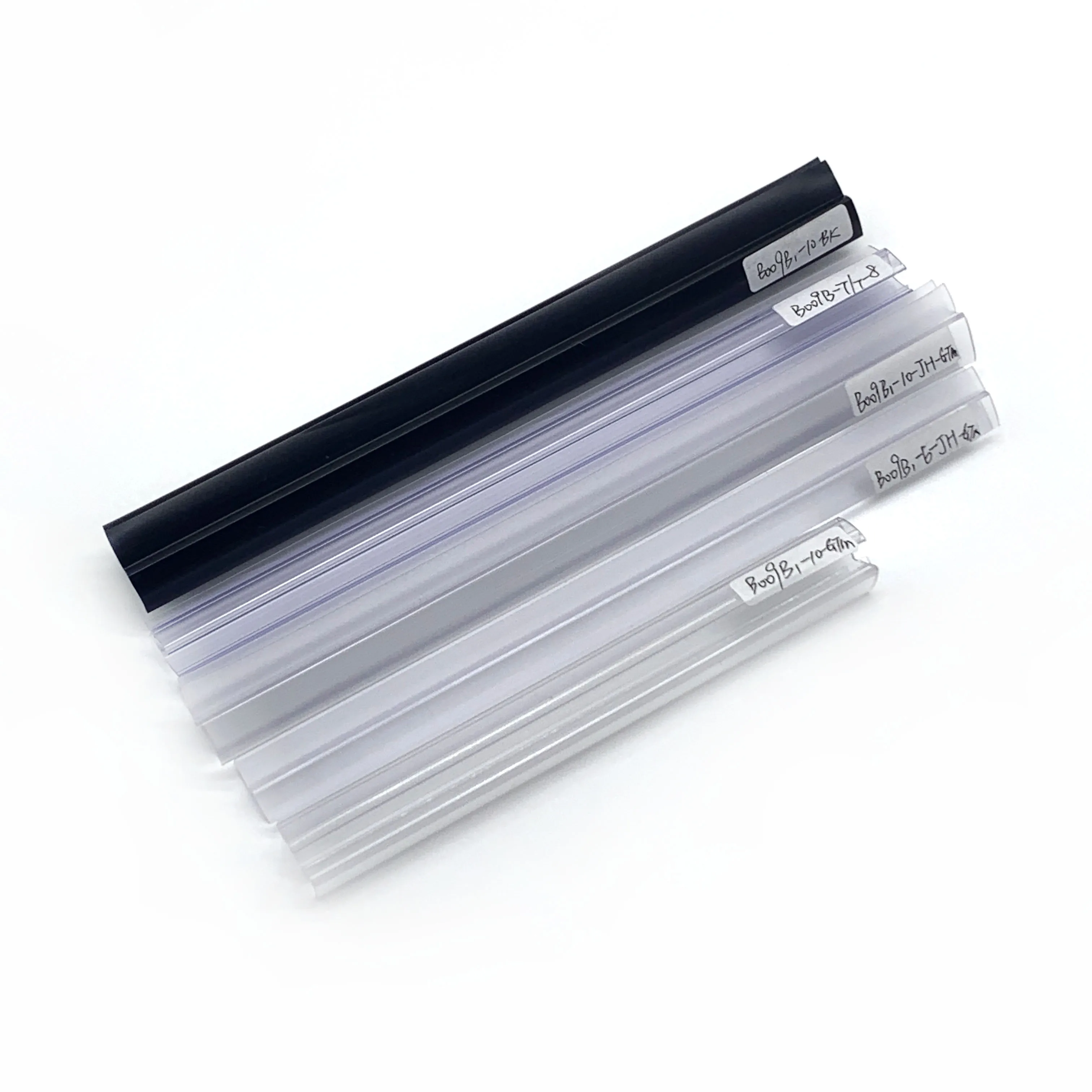 Wholesale Waterproof Clear Plastic Edge Sealing Strip for Shower Glass Door PVC Glass Strip