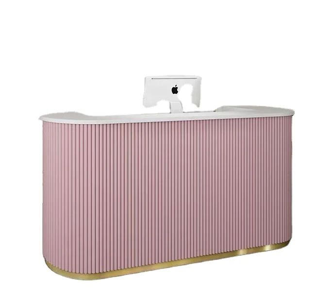 Кассир для салона, простой современный магазин, маленький счетчик, индивидуальный свет, роскошный салон красоты