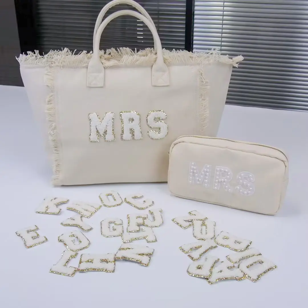 Free Shipping Candy Color  Women Handbag with Zipper Pocket Beach Tassel Fringe Large Travel Canvas Tote Bag bride tote bag