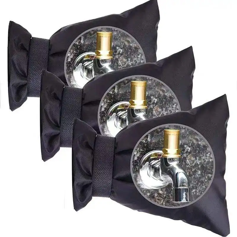 Winter Waterproof Outdoor Freeze Protection Sock Outside Garden Faucet Black Reusable Tap Protector Faucet Cover