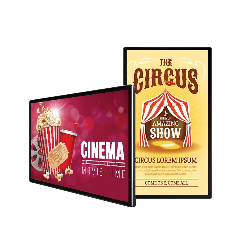 WEIER LCD restaurant digital menu board display screen stand digital signage customized advertising player