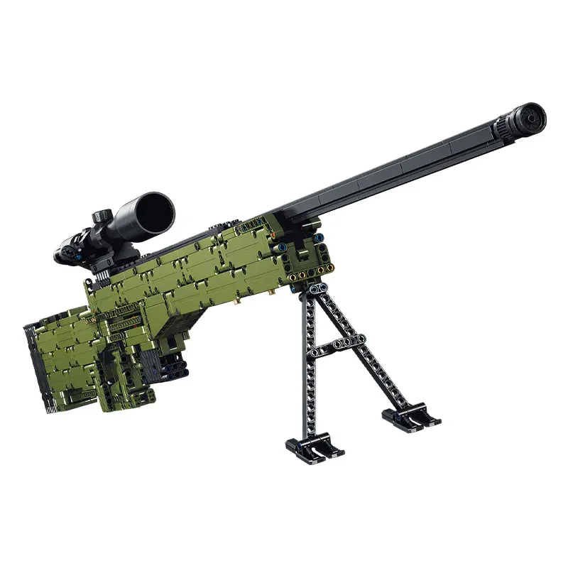Panlos Building block gun series 670001-670018 building gun toy for boys gift AWM Sniper Rifle bricks G18 Automatic Pistol