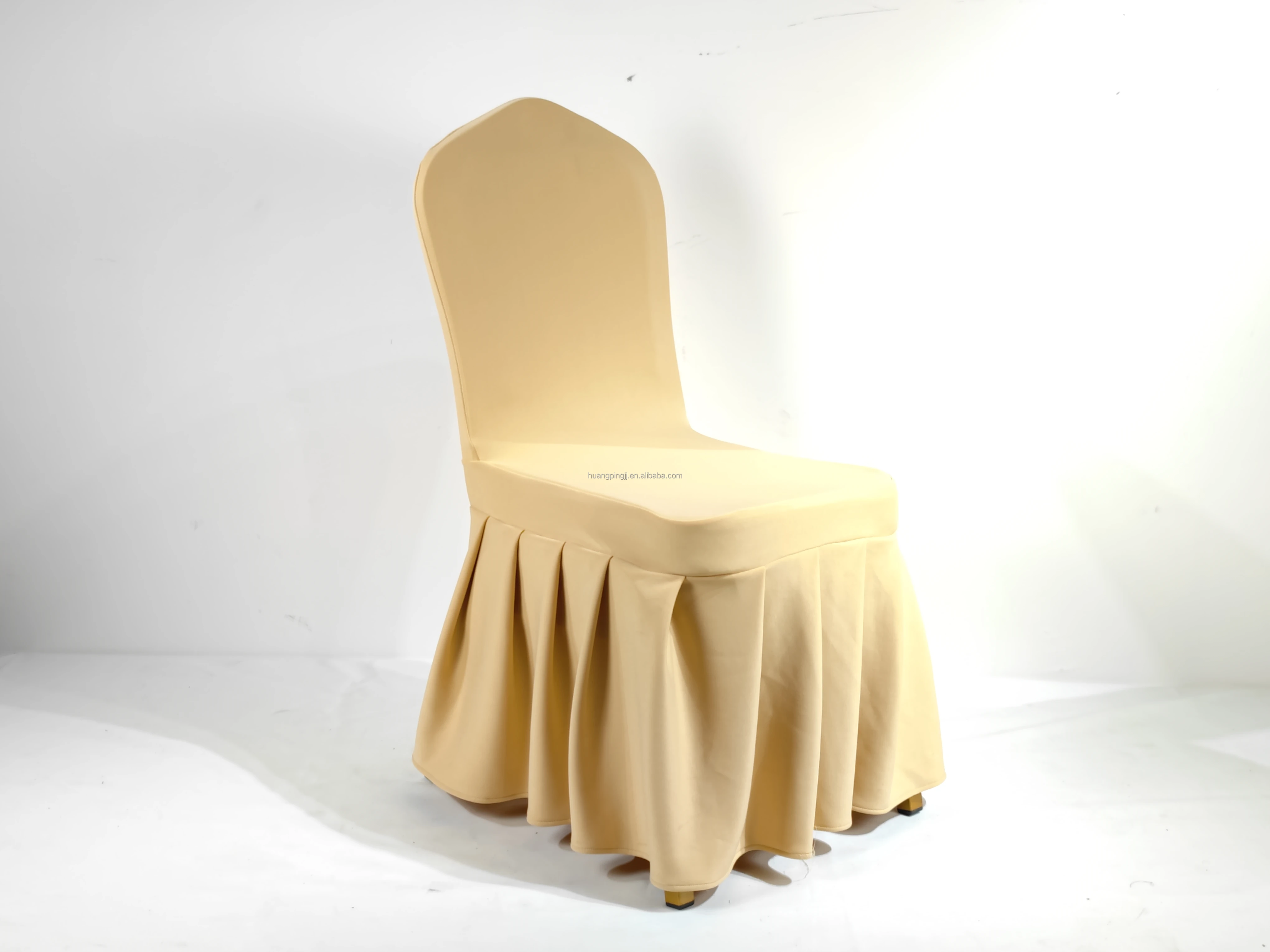 Folding wedding decoration spandex chair cover for event