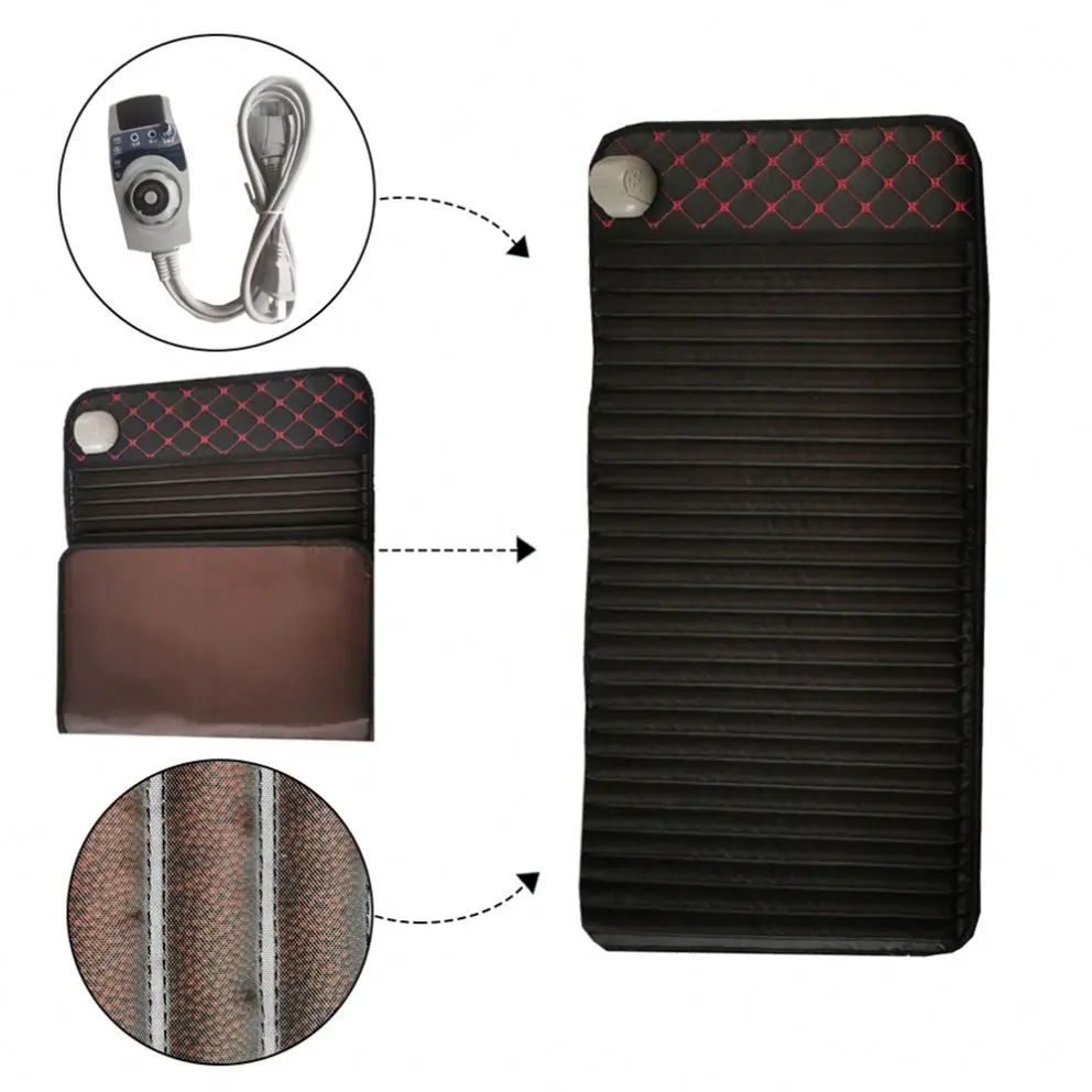 Многофункциональный массажный матрас, массажер для всего тела и шейного отдела позвоночника, интеллектуальный массажный матрас с подогревом