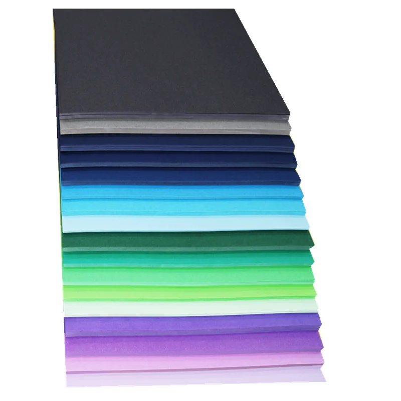 Factory Price 80gsm 110gsm 200gsm 250gsm 350gsm Color offset paper color bond paper bristol paper board