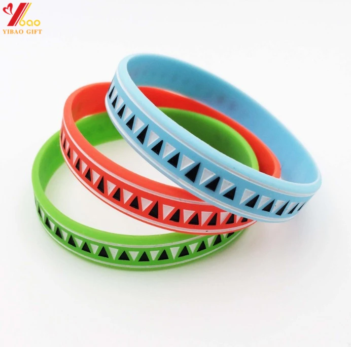 Custom Comfortable silicone wristband Elastic wristband for sports