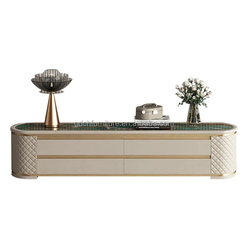 Modern luxury household furniture TV cabinets TV tables media consoles living room Solid wood  TV cabinets
