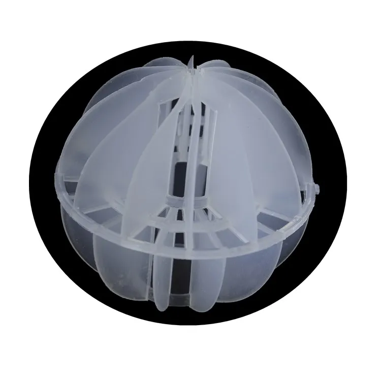 Plastic Tower Packing 25mm 38mm 50mm 76mm CPVC RPP PVC PE PP Plastic Hollow Polyhedral Ball