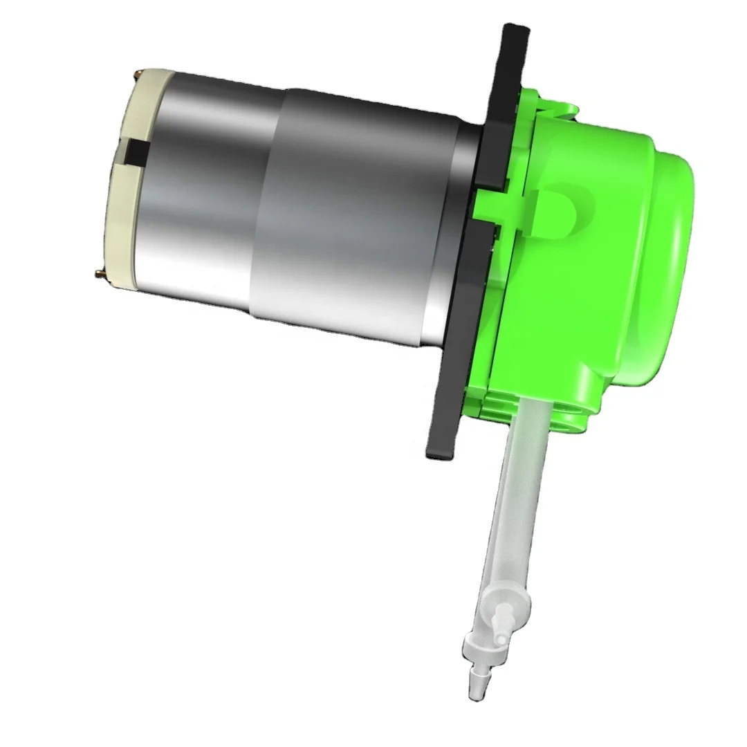 CINYAR AQA 6V 12V 24V DC Motor High Pressure 3 Rollers Moderate Pulse Booster Pumps Small Mini Micro Peristaltic Pump