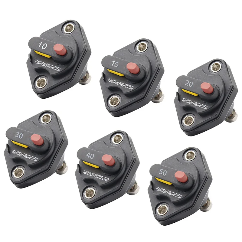 40A car audio circuit breaker reset fuse RV manual reset DC 48V high-quality circuit breaker