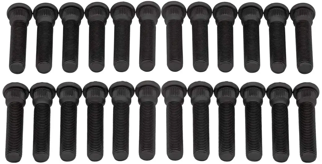 grade 10.9 knurl black wheel stud of alloy wheel