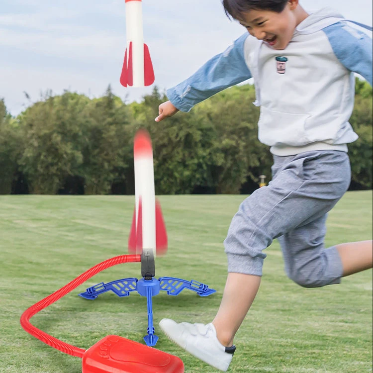 Foot Rockest Launchs Toys for Kids Pack Rockets Launchers Foam Rockets Top Outdoor Game Rockets Launcher Toys