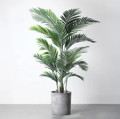 Hot sale 120cm artificial palm trees for hotel home decoration mini plastic plant tree for garden artificial fake plant