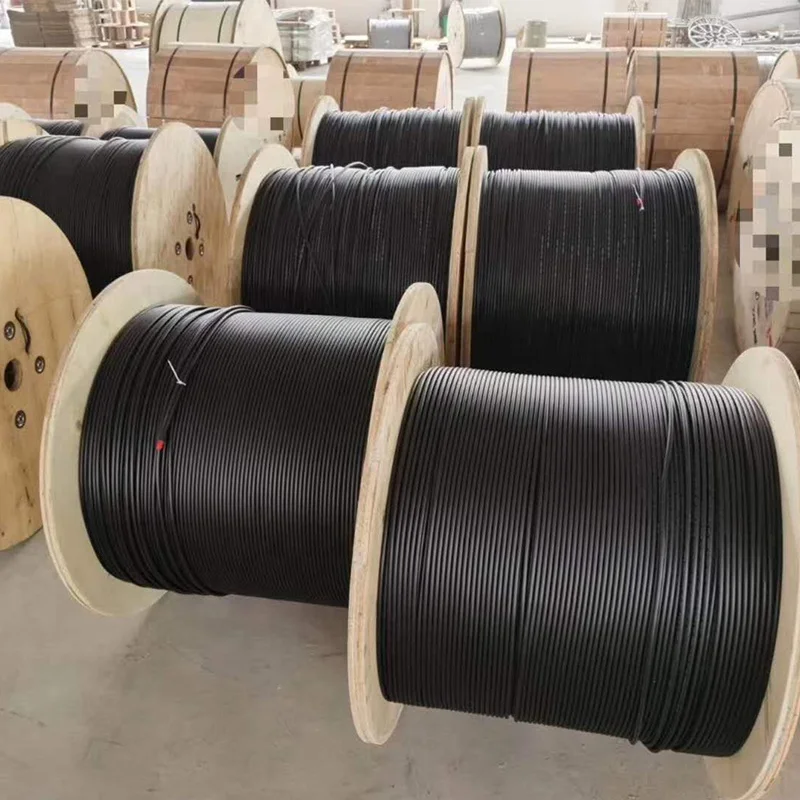 G652D Outdoor ADSS ASU Fiber Optic Cable 1KM Price Per Meter Single Mode Aerial 12 24 48 144 Core 100m 200m Span