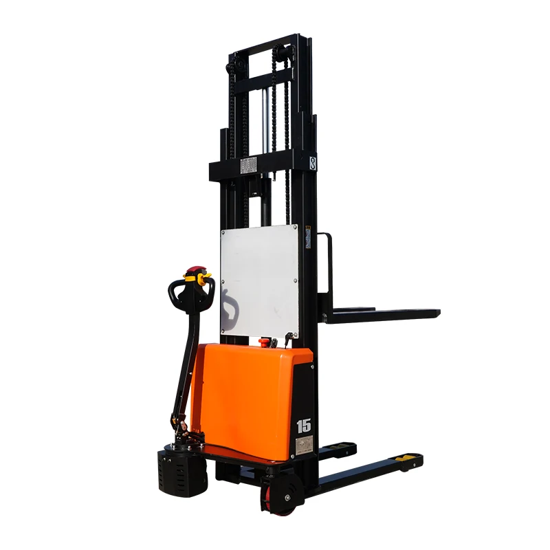 Benyuan Factory Price 2 Ton Semi-electric Pallet Stacker