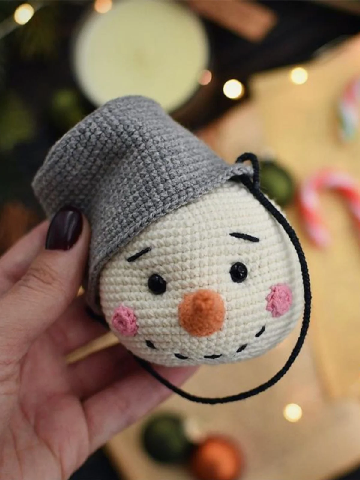 Cute Adorable Snowman Crochet Doll Crochet Knitting Kit Accessories To Crochet Kit for Beginners Knitting Kits Hooks Yarn Set