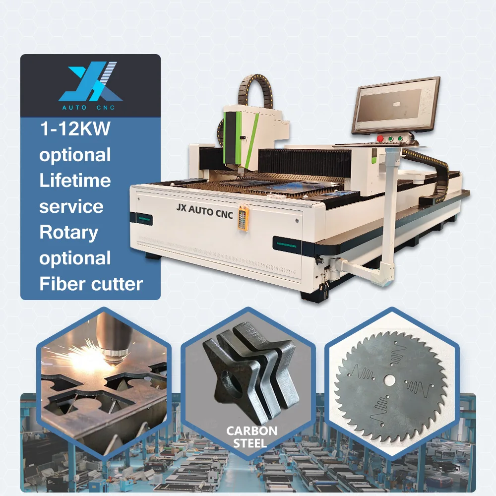 JX Fiber Laser 1000watt 2000 Watt Cutting Machine For Metal With Best Agent Price