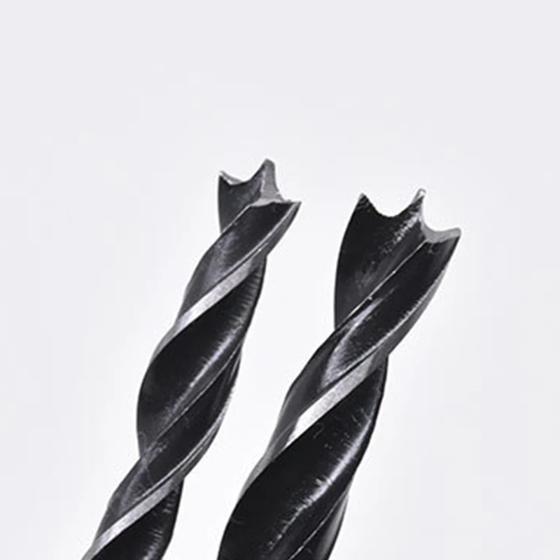 
HSS Fully Ground Twin Land Flutes Tin-Coated Wood Brad Point Drill Bit For Wood Drilling 