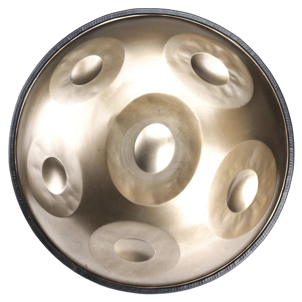 Handpan   18 inches steel Tongue Drum  6 Notes Percussion Hand Drums with Tote bag