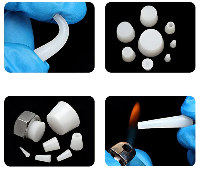 High Temperature Heat Resistant Cone Silicone Rubber Sealing Round Plug /Stopper 38*45*27mm for Hole 39-44mm CUSTOMIZED