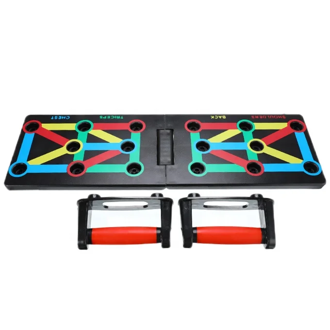 Household Multifunction Push Up Rack Board 9 System Comprehensive Fitness Exercise Workout Push up Stands Body Building Training