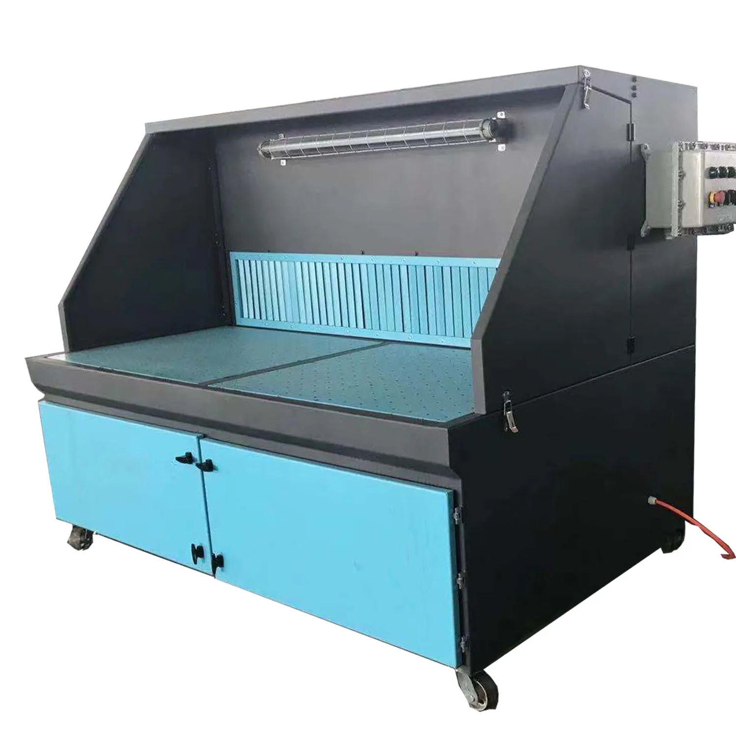 China supply whole sale mobile  downdraft table paint booth for sale with CE