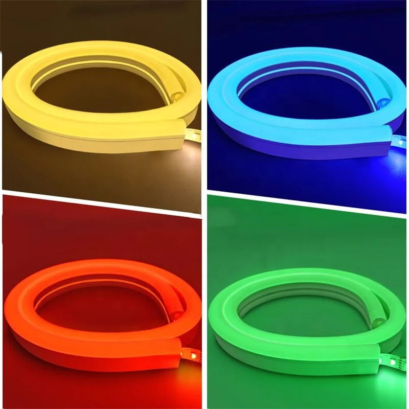 LED Neon Flexible 24 v Facaded Light IP68 Side Bend Waterproof LED Flex Linear