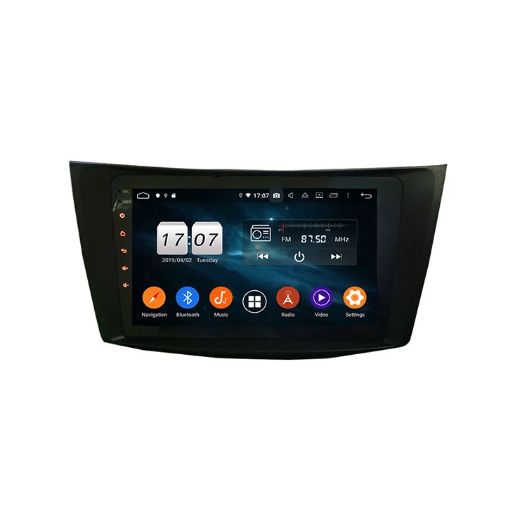 Android 9 0 Восьмиядерный сенсорный экран 4 ГБ ОЗУ автомобильный dvd-плеер для SWIFT 2011-2012 gps аудио rds