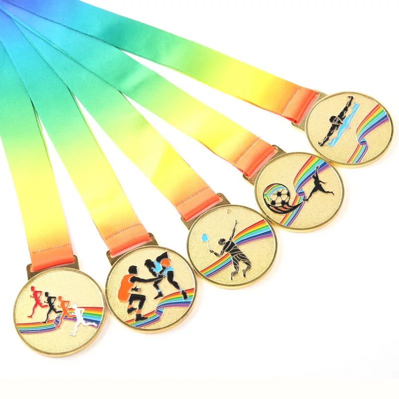 Custom Metal Medals Badminton Medallions Awards Champions League Running Medal