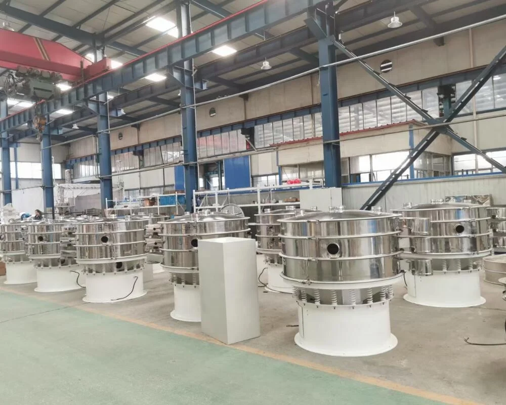 2023 Granulated Sugar Vibrating Sifter, Milk Powder Sieving Machine, Rice Husk Powder Sifting Machine