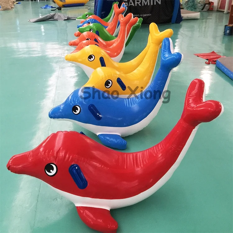 Playground Funny Water Games Seesaw Inflatable Floating Water Totter Pool Toys Air Seesaw