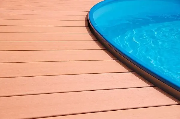 Latest design superior quality wpc wood plastic boardwalk fireproof  decking pvc decking outdoor decking floor