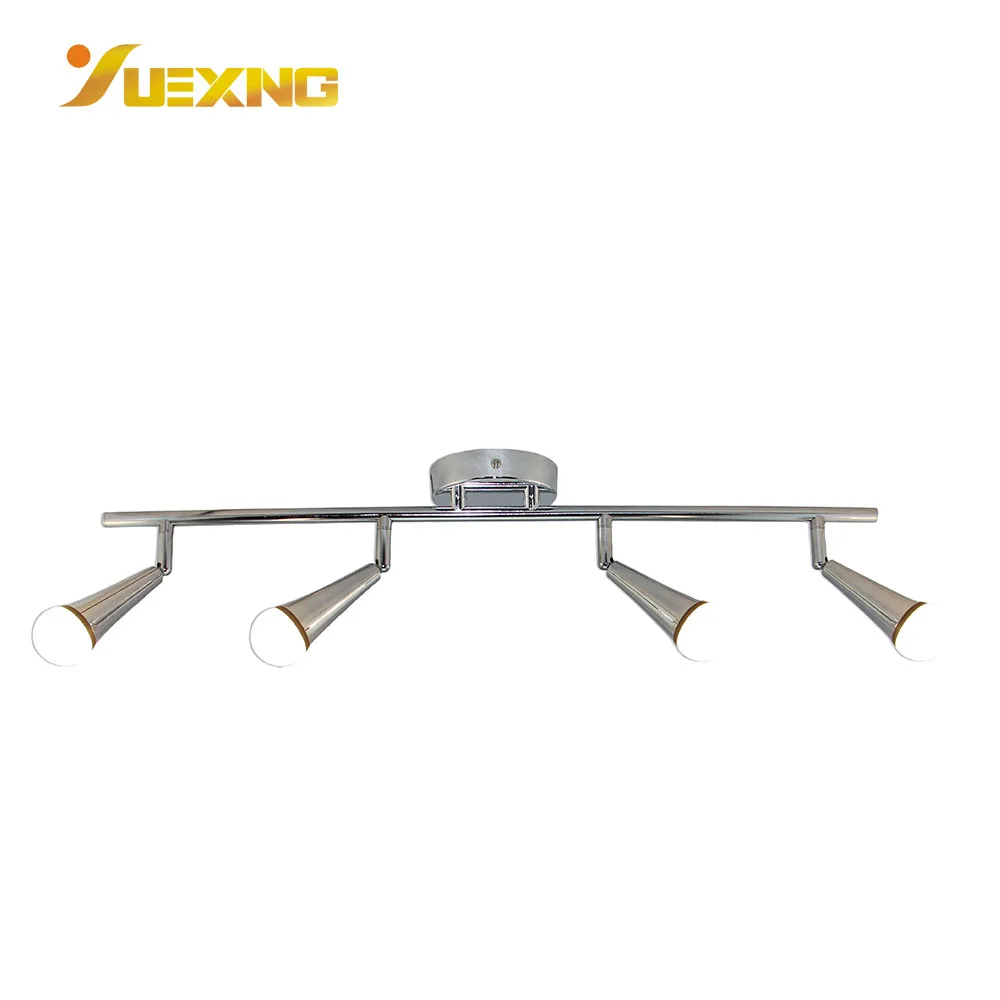 
luxury iron led mount ceiling spot light twin double head lamps spotlight 