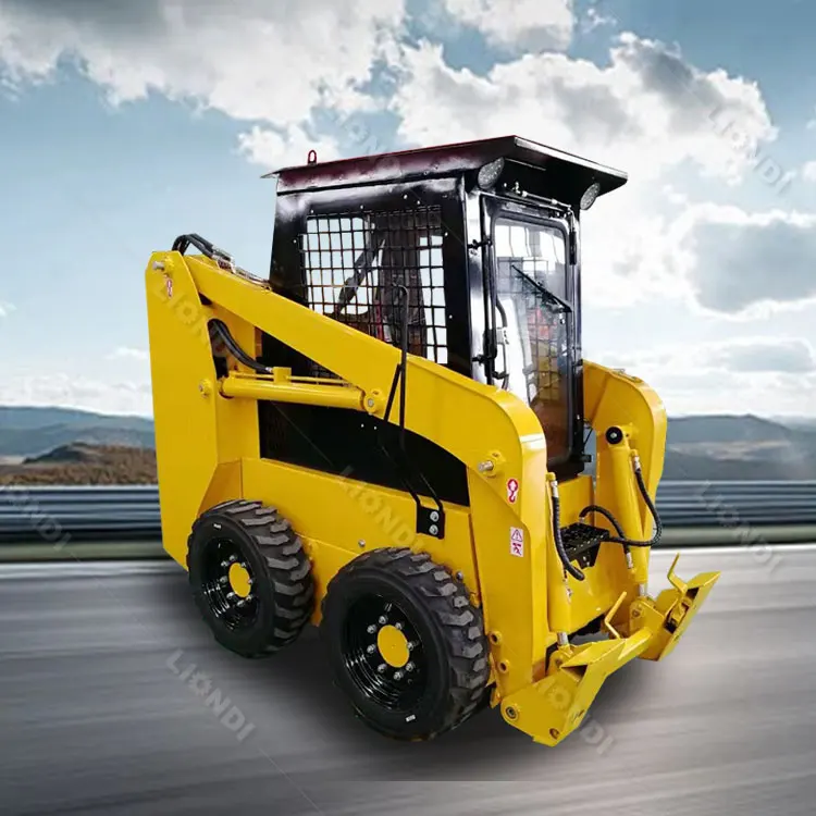 Cheap mini skid steer loader diesel 700kg 850kg mini skid steer loader for sale