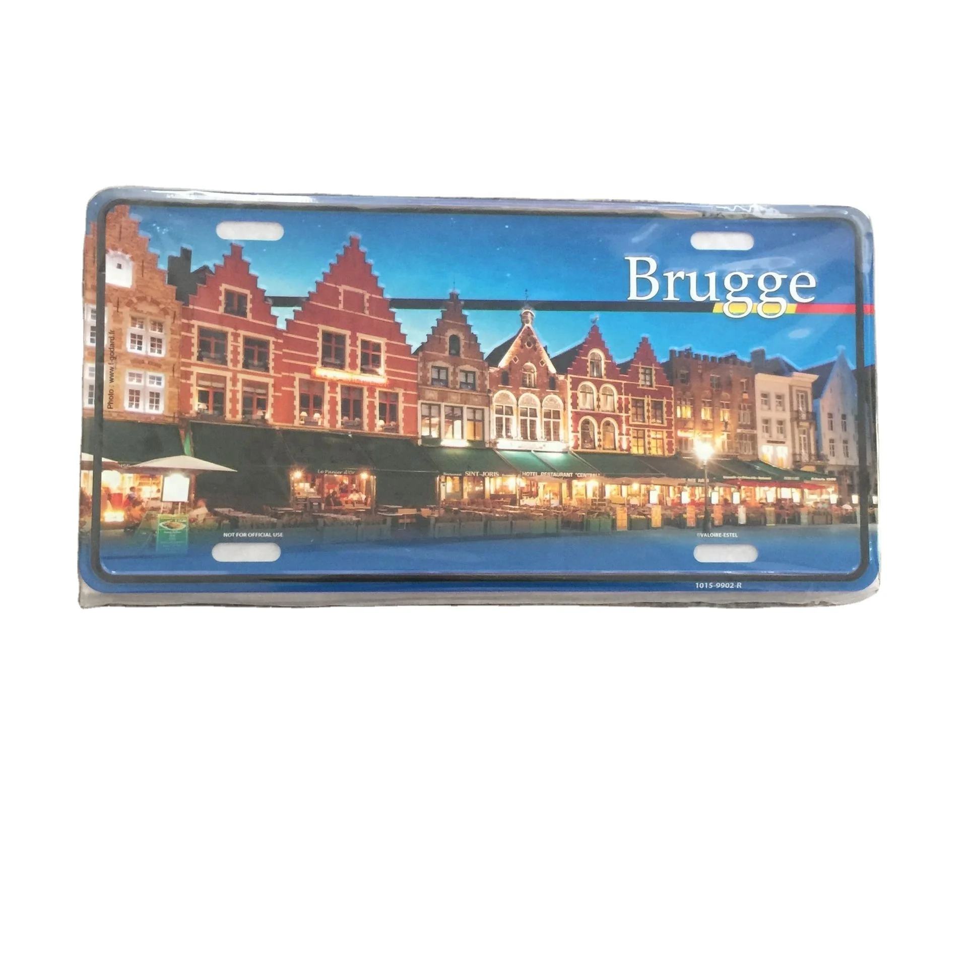 USA promotion souvenir wall decor custom embossed printing car license plate