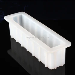 12' Tall Skinny Easy Unmould Flexible Mould Loaf TALL, Handmade Swirl Render Soaps Mould Making Tool DIY soap kit
