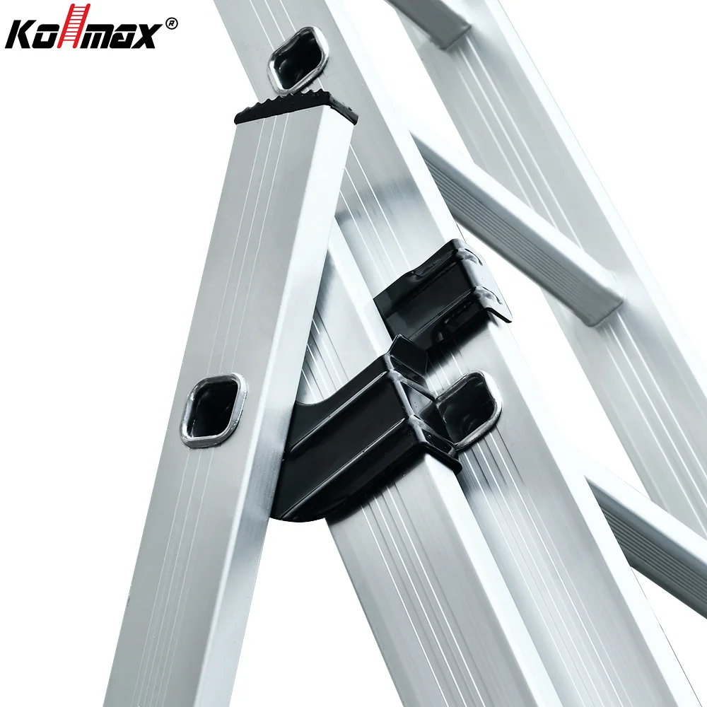 High Quality Aluminium Ladder Ce/en131 Certificate 225 Lbs 3x9 Section Extension Ladder