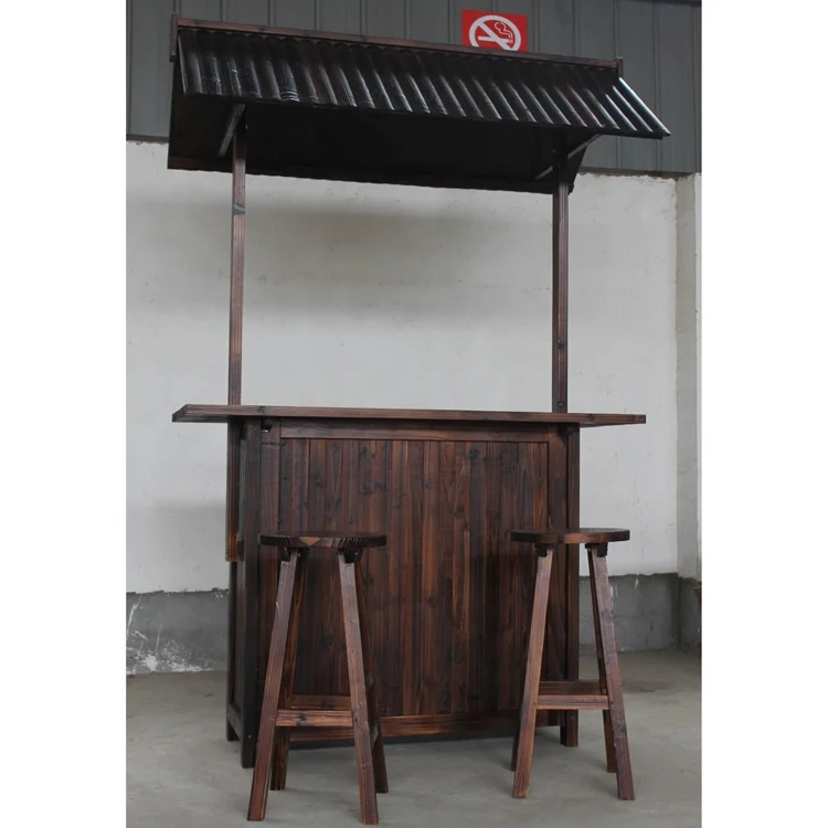 Quality-Assured outdoor wooden tiki bar sets
