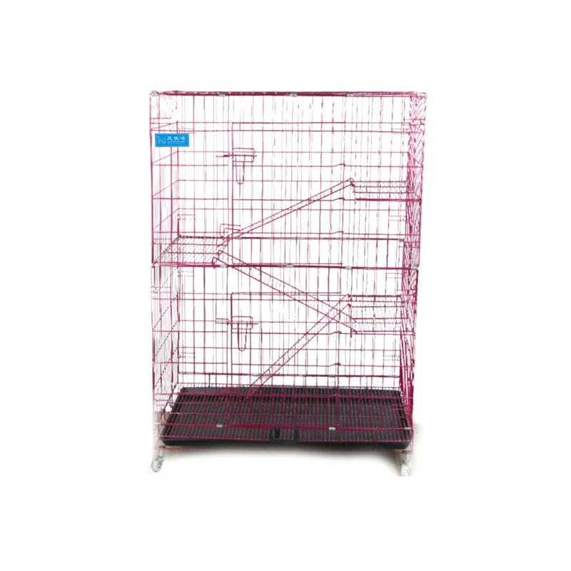 Lorenzo OEM katlanabilir kafes hundekafig M-L60xW142xH105 gaiolas Para Animais двойной стек кошка металлическая клетка для собак