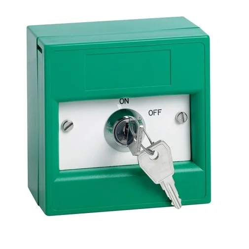 Top Selling Overriding Key Switch With Mounting Box With Call Point Housing With Protection Cover