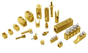 Brass Components for Plug Sockets and Electrical Wire Connectors