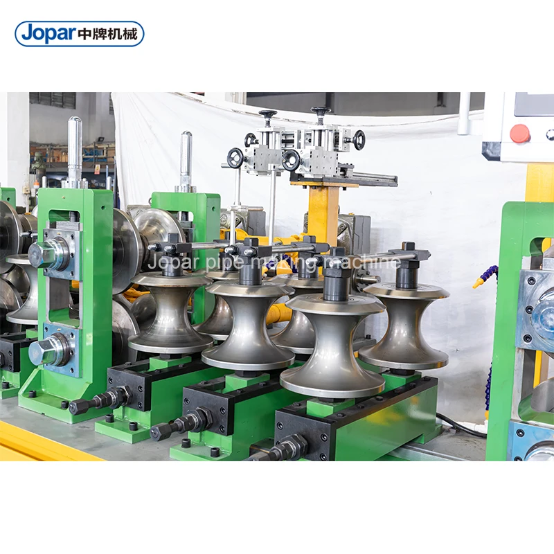 Jopar Steel Square Pipe High Pressure Steel Pipe Production Line Steel Water Well Casing Pipe Mill ss production line