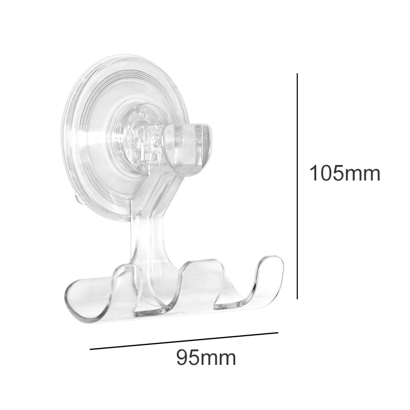 Держатель для бритвы крюк настенный присоска для ванной комнаты