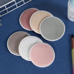 Zero Waste Very Soft Rounds White Terry Bamboo And Velvet Face Reusable Makeup Remover Bamboo Pads Washable