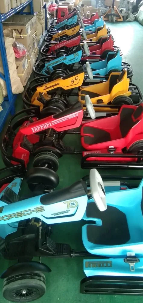 Cheap price go karts electronic brake and mechanical brake scalable electric go karts for kids and adults
