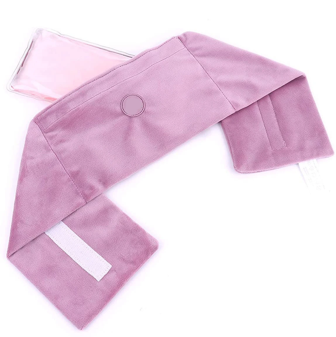 Bellewins Newborns Infants Baby Colic Gas Upset Stomach Relief Heated Warmer Tummy Wrap With Gel Packs