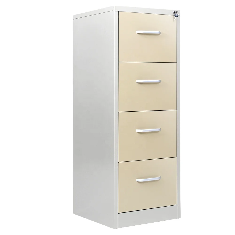 2/3/ 4 drawer vertical filling cabinet with anti tilted locker Organizer Storage Chest  for school Home Office