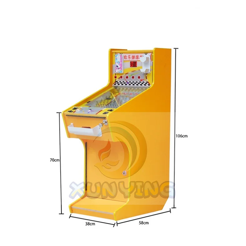 High Quality Kids Coin Operated Games Marble Shooting Virtual Mini Pinball Machine For Sale
