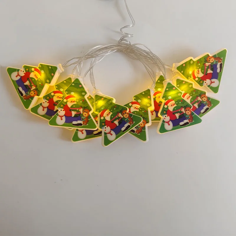 Светодиодные гирлянды с батарейным питанием 1 5 М10 светодиодные Рождественские огни декор для елки