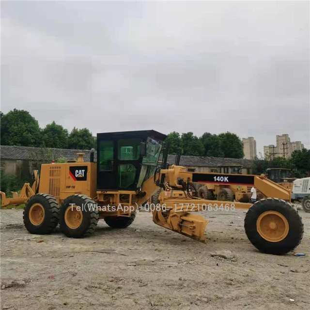 Used Motor Grader 140K Caterpillar Second Hand CAT 140 Motoniveladora 140H 140G